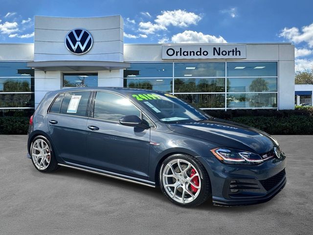 Blue Metallic 2020 Volkswagen Golf GTI Hatchback Front-Wheel Drive 6-Speed Manual