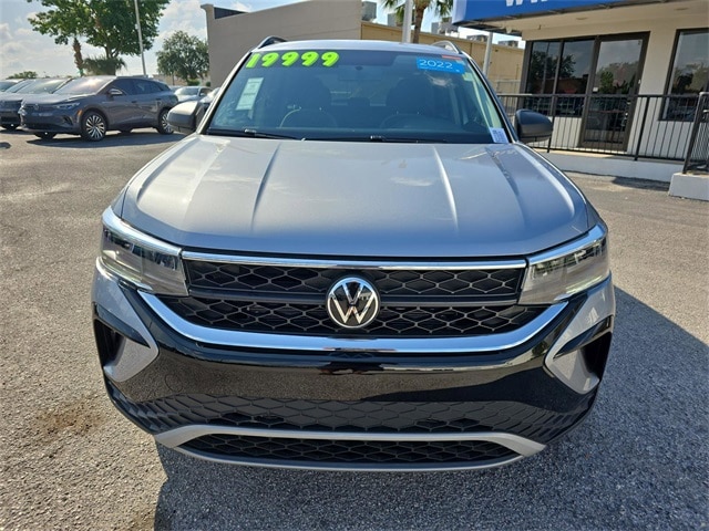 Certified 2022 Volkswagen Taos S with VIN 3VVCX7B21NM035104 for sale in Orlando, FL