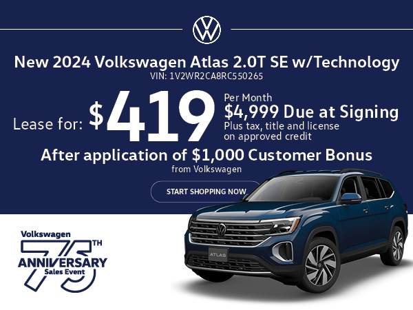 New 2024 Volkswagen Atlas