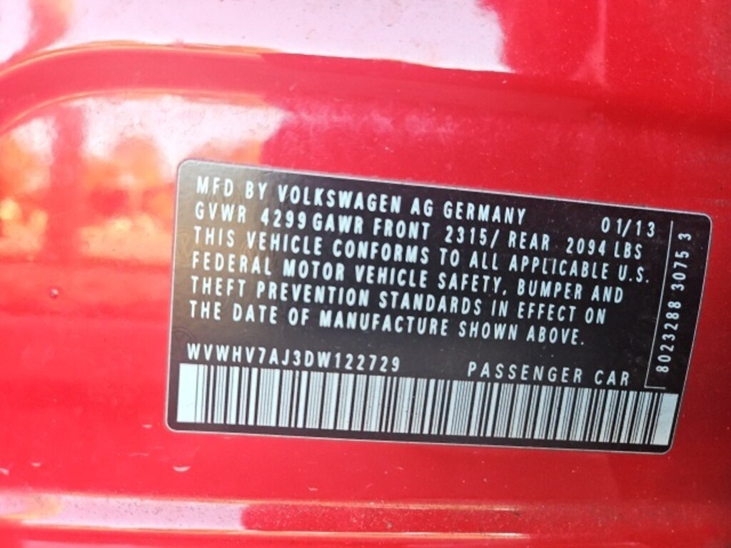 Used 2013 Volkswagen GTI Base Hatchback