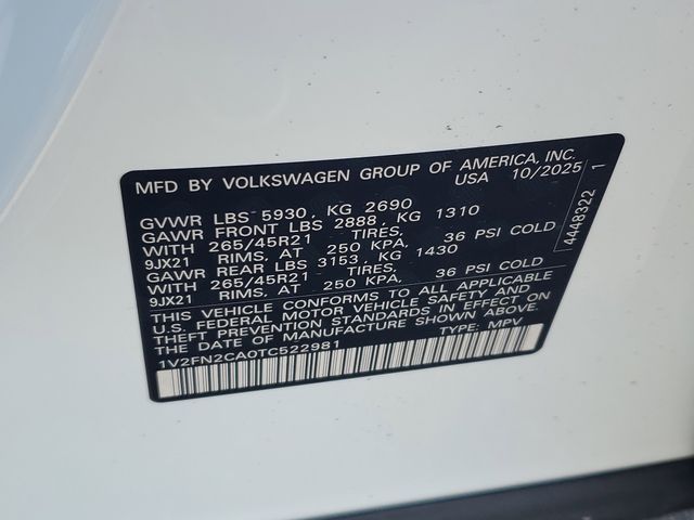 2026 Volkswagen Atlas SEL Premium R-Line - Photo 33