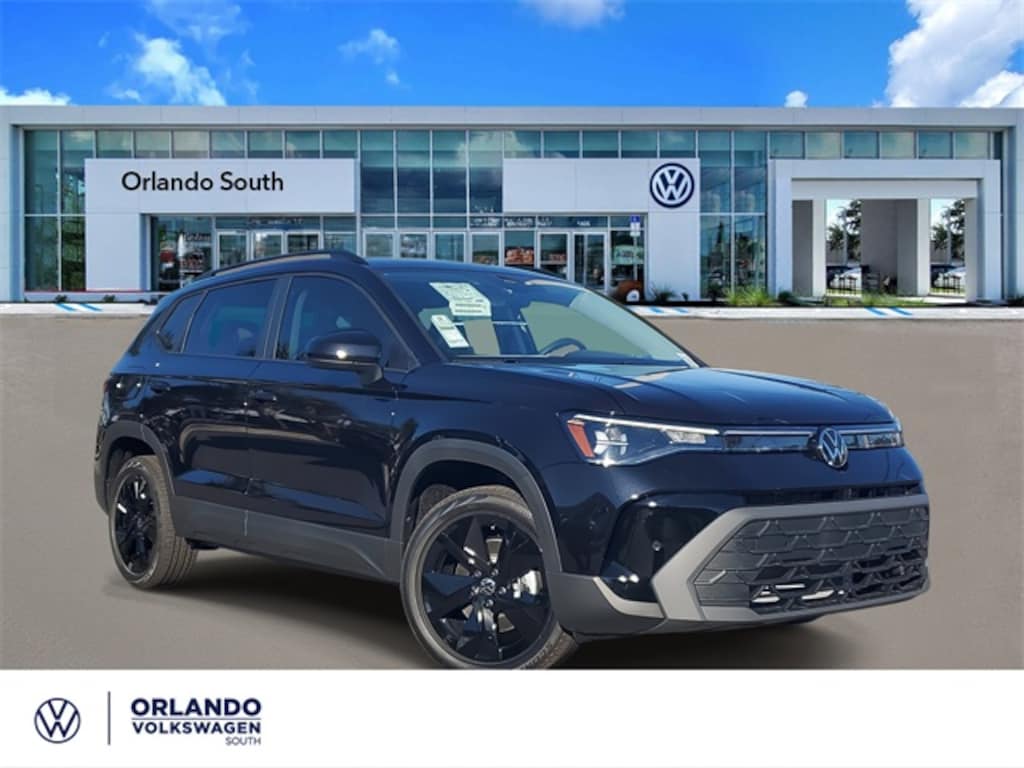 New 2026 Volkswagen Taos 1.5T SE Black SUV