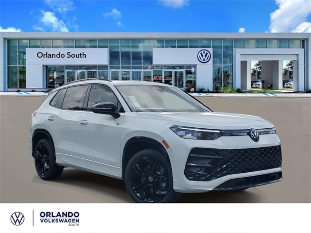 New 2025 Volkswagen Tiguan 2.0T SE R-Line Black SUV