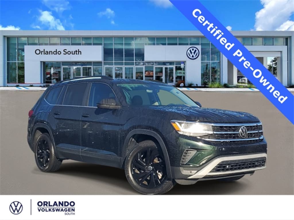 Certified 2022 Volkswagen Atlas 3.6L V6 SE w/Technology SUV