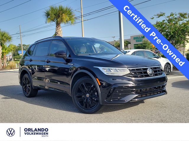 Deep Black 2022 Volkswagen Tiguan SUV / Crossover Front-Wheel Drive 8-Speed Automatic