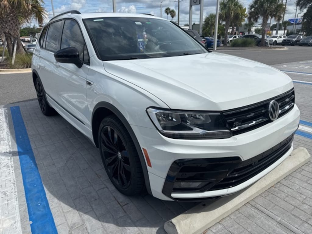 Used 2021 Volkswagen Tiguan 2.0T SE R-Line Black SUV