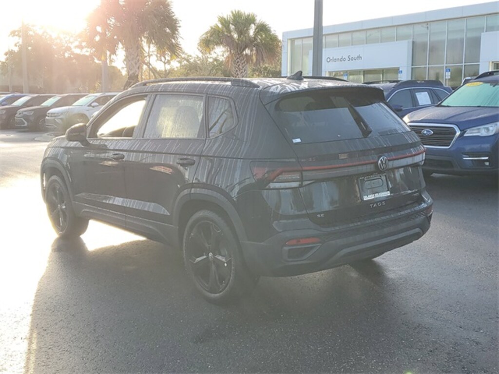 Certified 2025 Volkswagen Taos 1.5T SE Black SUV