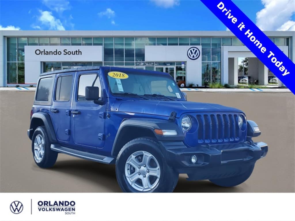 Used 2018 Jeep Wrangler Unlimited Sport S SUV