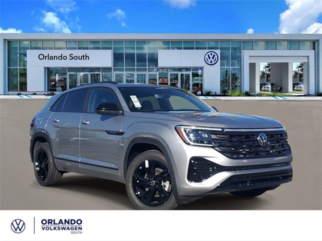 New 2026 Volkswagen Atlas Cross Sport 2.0T SEL R-Line Black SUV