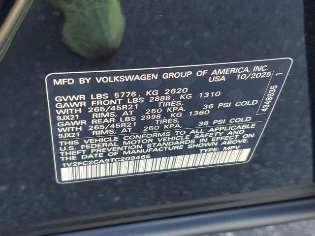 2026 Volkswagen Atlas Cross Sport SEL Premium R-LINE - Photo 33