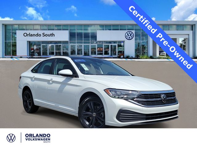 Opal White 2024 Volkswagen Jetta Sedan Front-Wheel Drive 8-Speed Automatic