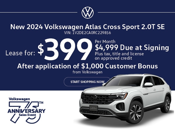New 2024 Volkswagen Atlas Cross Sport
