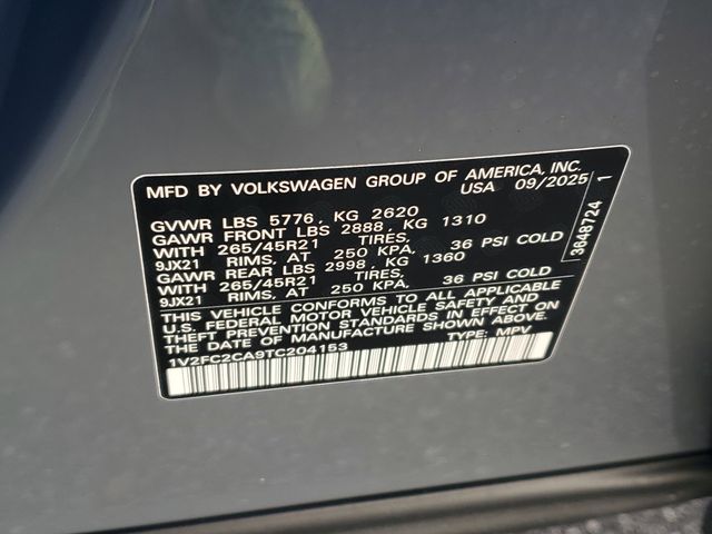 2026 Volkswagen Atlas Cross Sport SEL Premium R-LINE - Photo 33