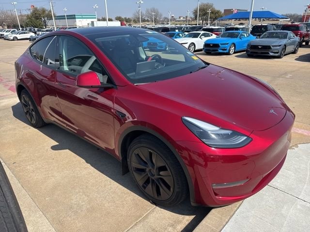 Used 2025 Tesla Model Y Long Range with VIN 7SAYGDEE4SF294567 for sale in Fort Worth, TX