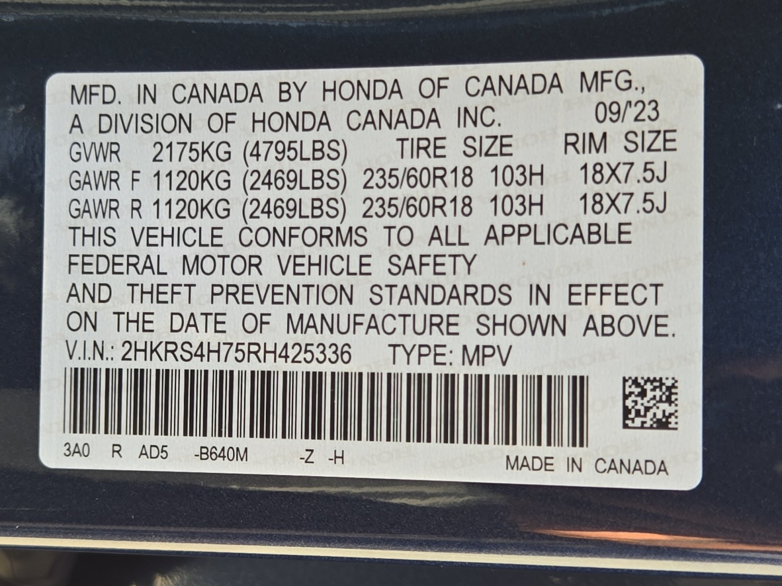 2024 Honda CR-V EX-L - Photo 24