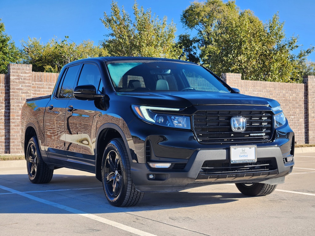 Certified 2023 Honda Ridgeline Black Edition Truck Crew Cab