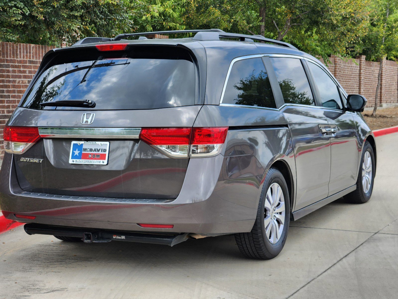 Used 2014 Honda Odyssey EX-L with VIN 5FNRL5H64EB091335 for sale in Frisco, TX