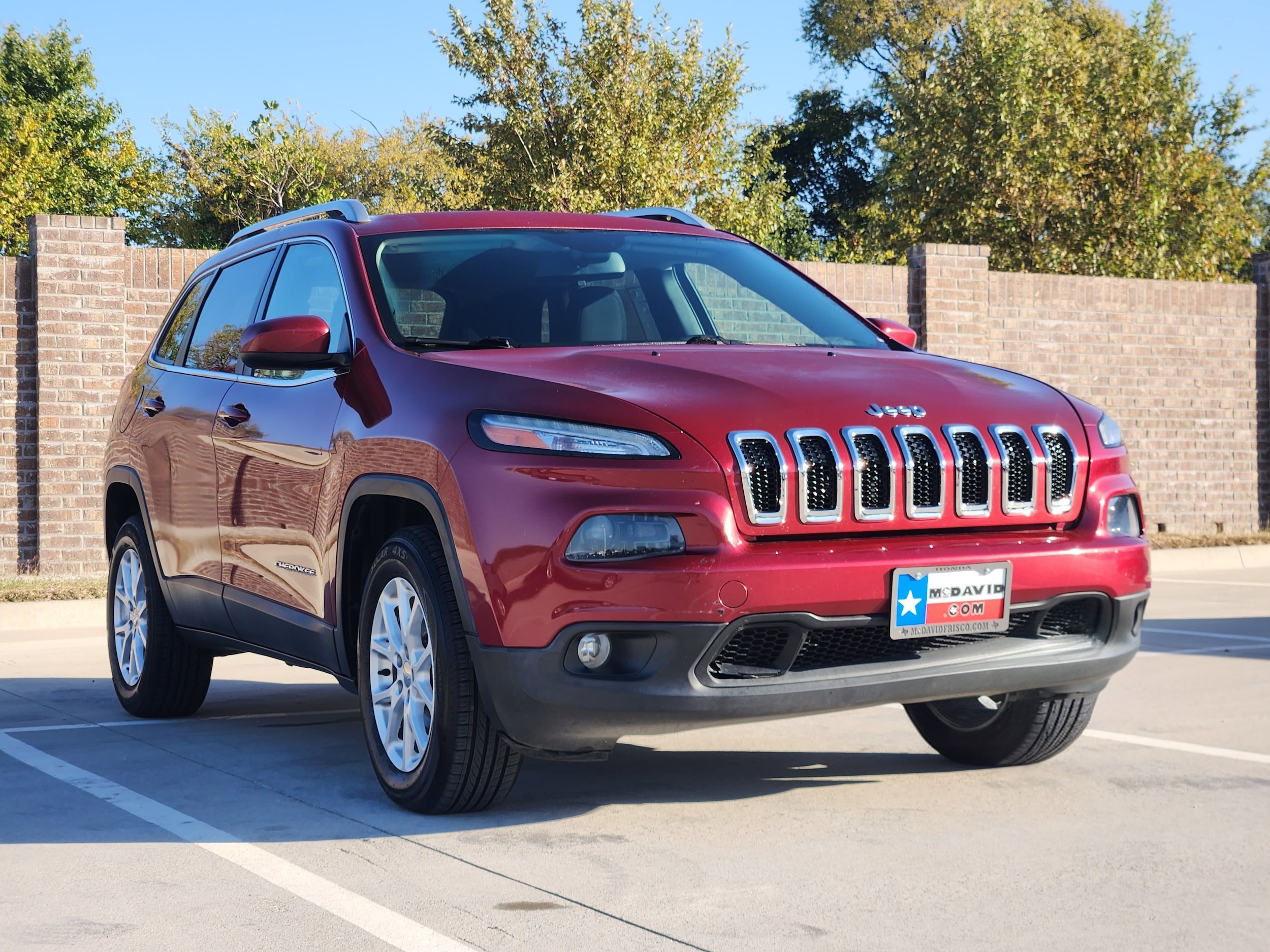 Used 2014 Jeep Cherokee Latitude with VIN 1C4PJMCB3EW125935 for sale in Frisco, TX