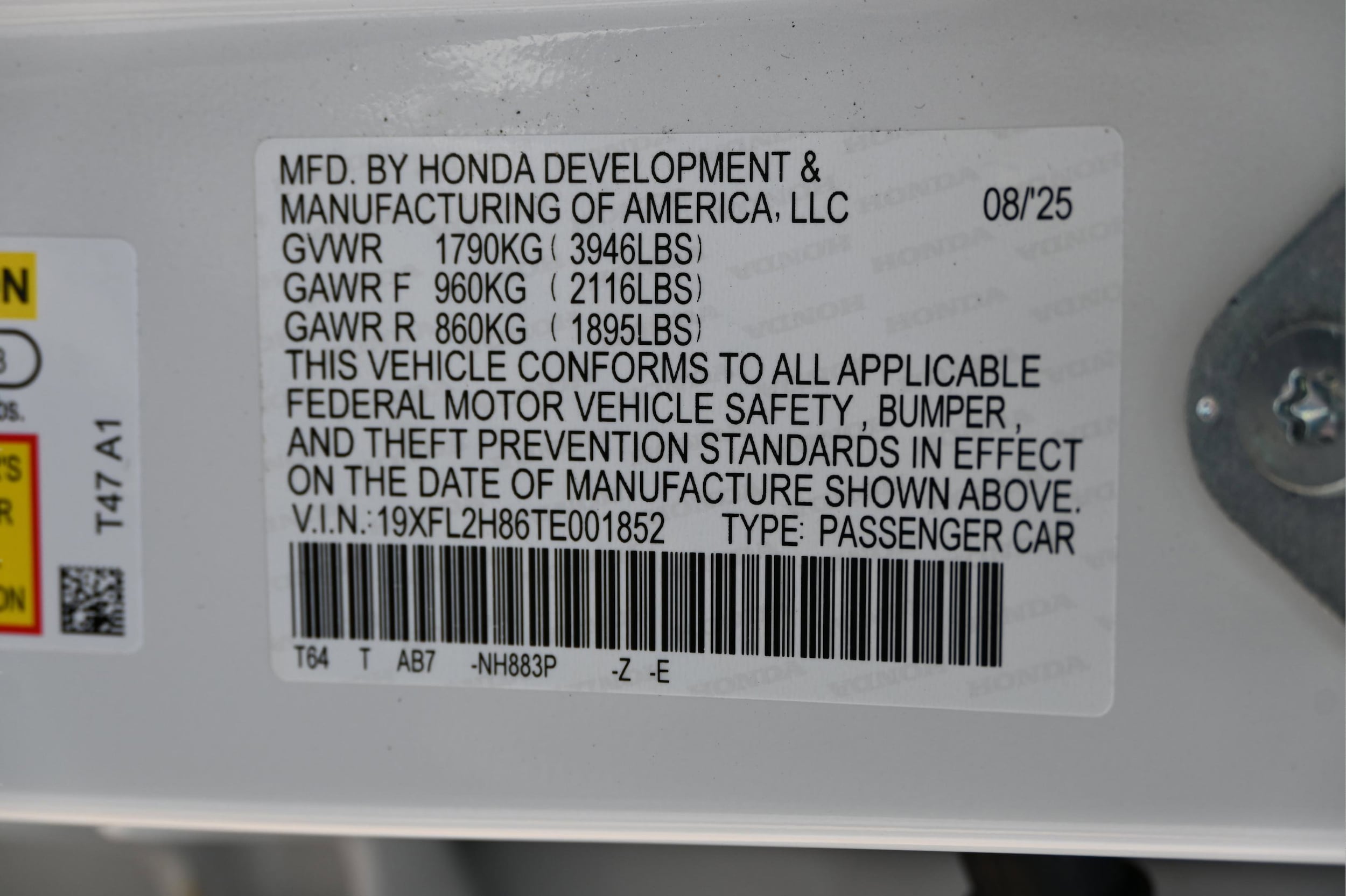 2026 Honda Civic Hatchback Sport - Photo 21