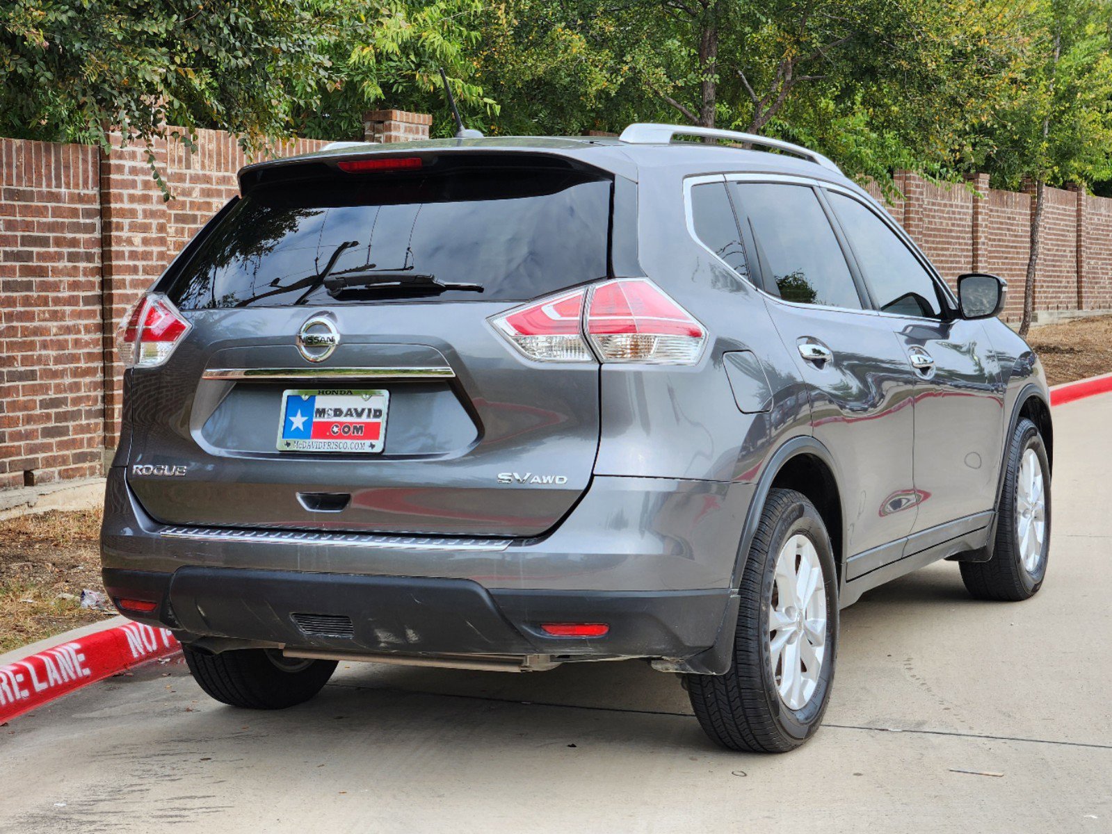 Used 2015 Nissan Rogue SV with VIN KNMAT2MV5FP554986 for sale in Frisco, TX