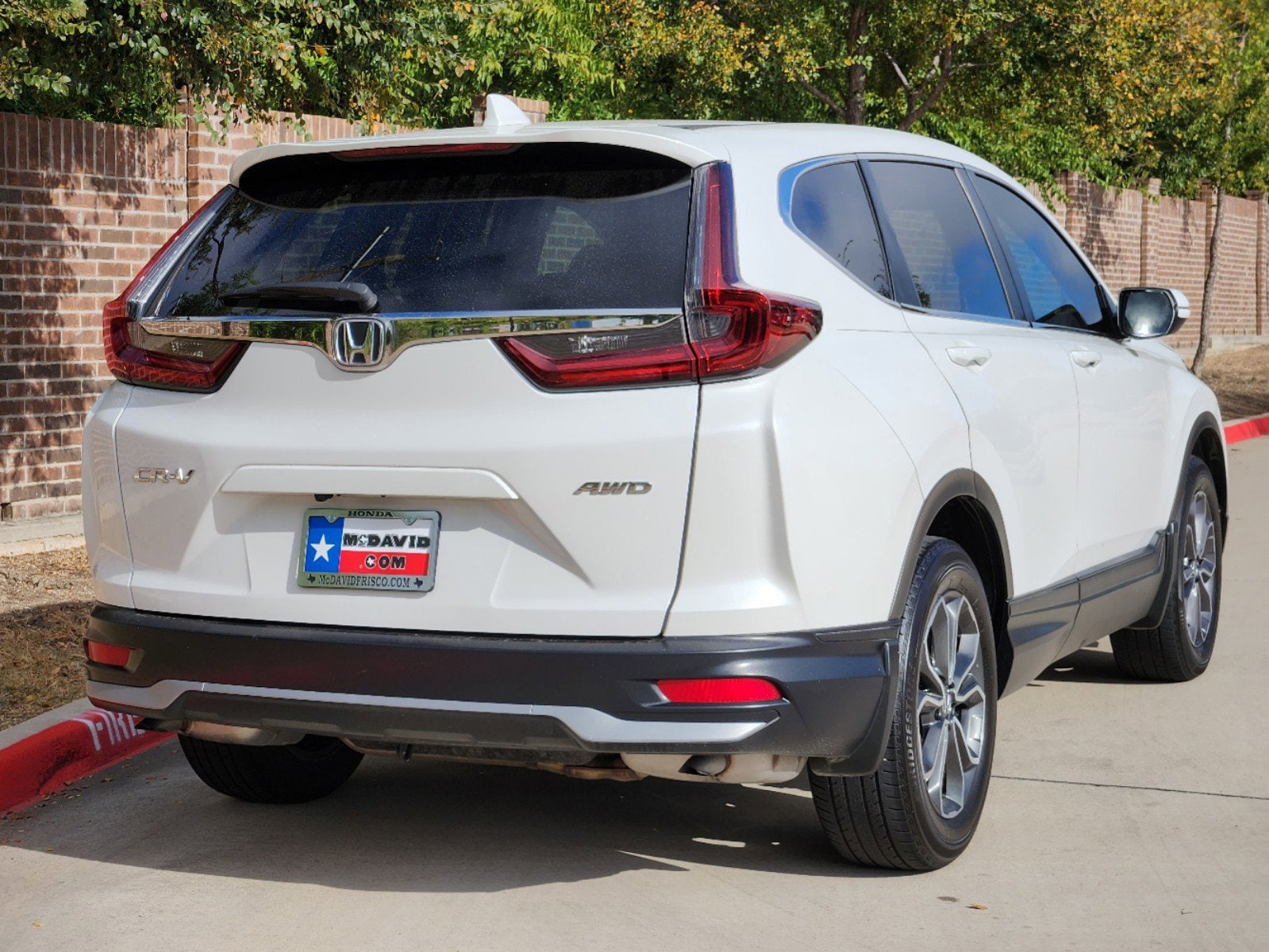 Used 2020 Honda CR-V EX with VIN 2HKRW2H51LH687420 for sale in Frisco, TX