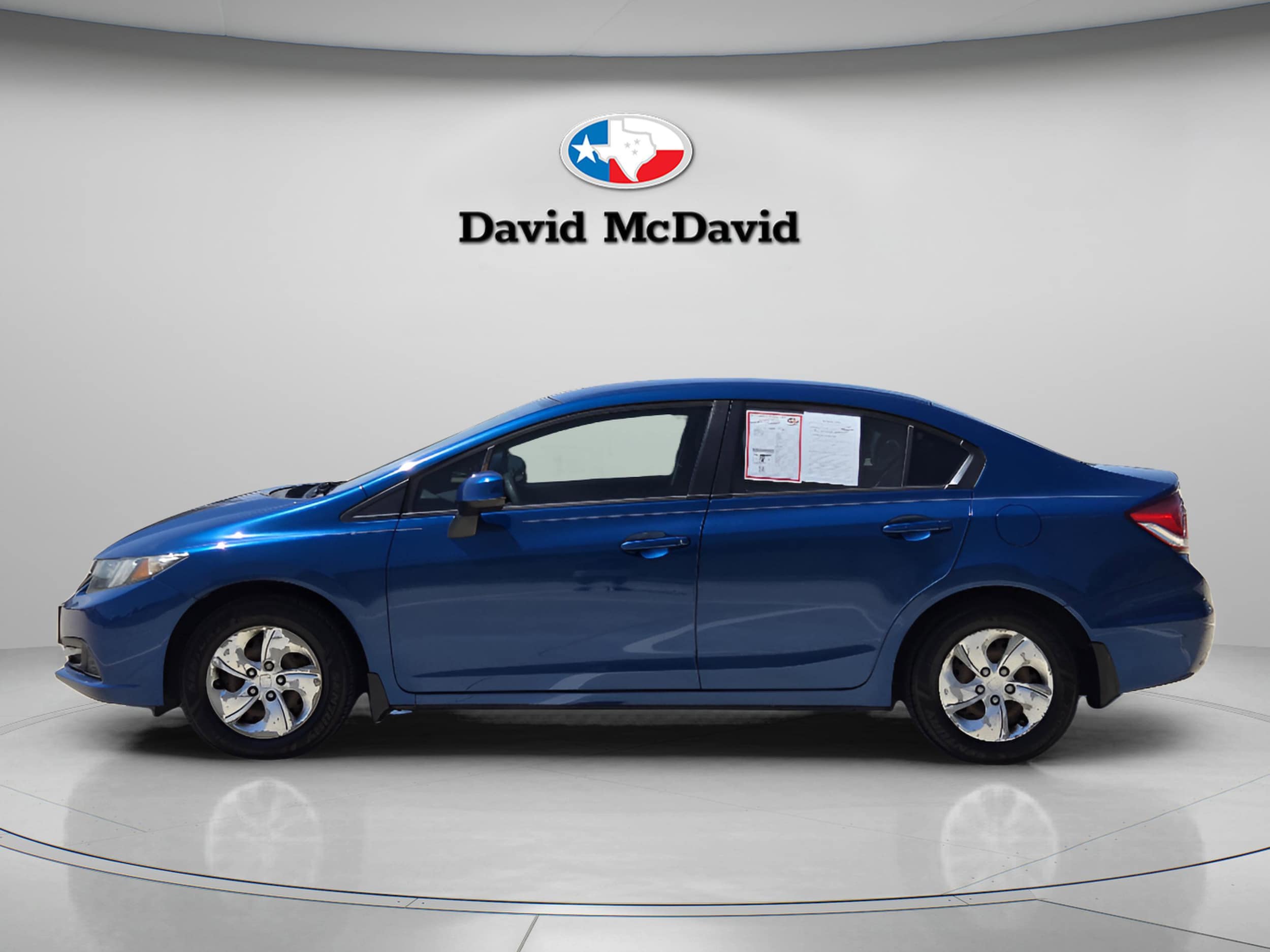 Used 2013 Honda Civic LX with VIN 2HGFB2F57DH510657 for sale in Frisco, TX