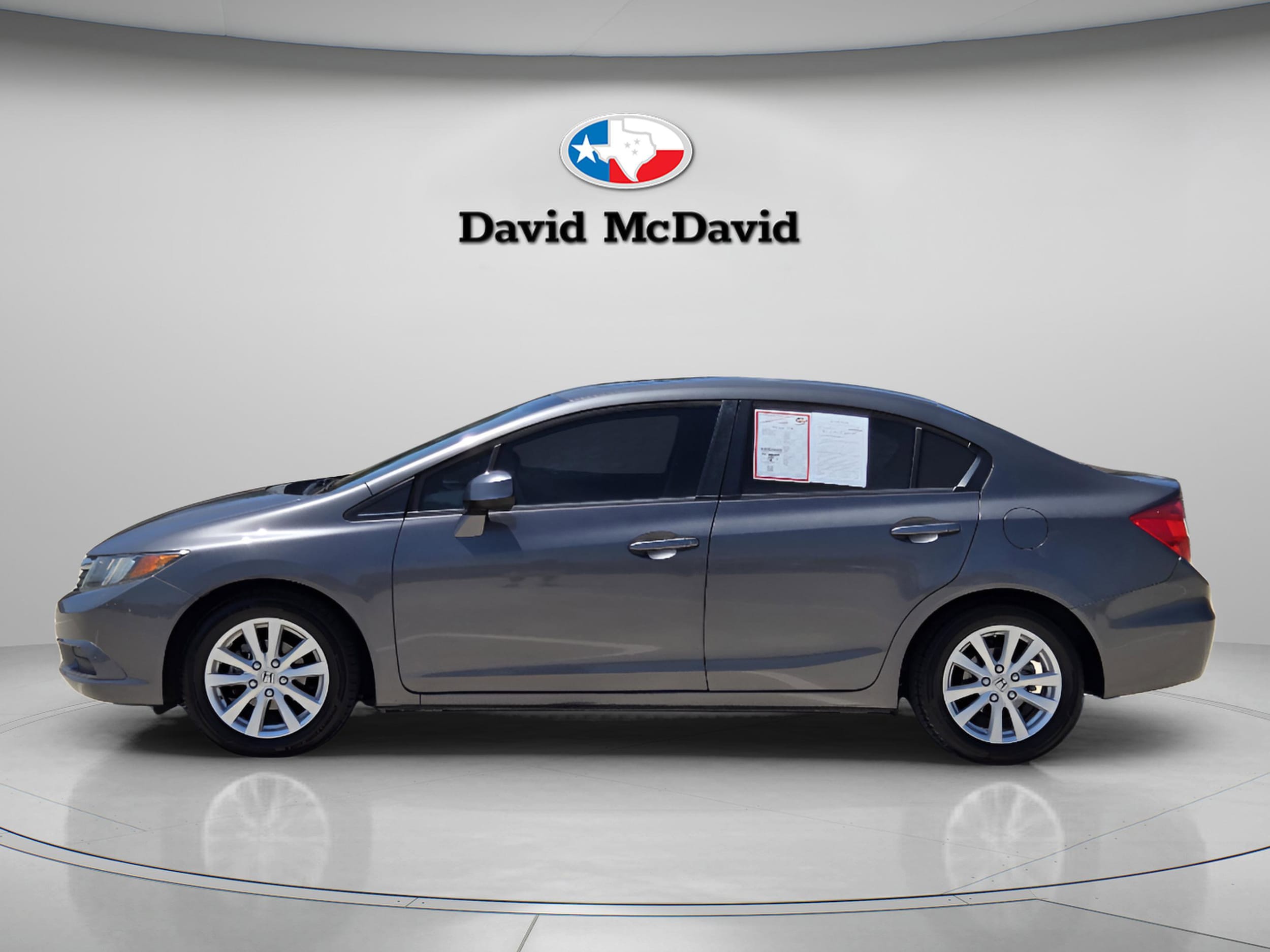 Used 2012 Honda Civic EX with VIN 2HGFB2F87CH610993 for sale in Frisco, TX