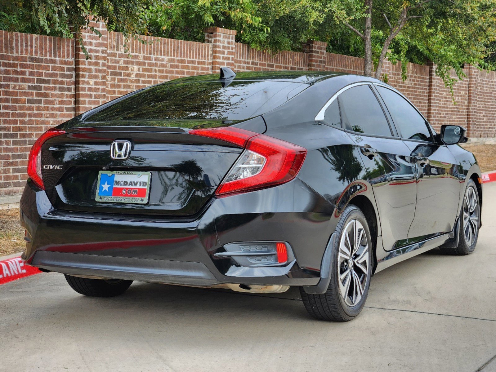 Used 2016 Honda Civic EX-T with VIN 19XFC1F38GE032608 for sale in Frisco, TX