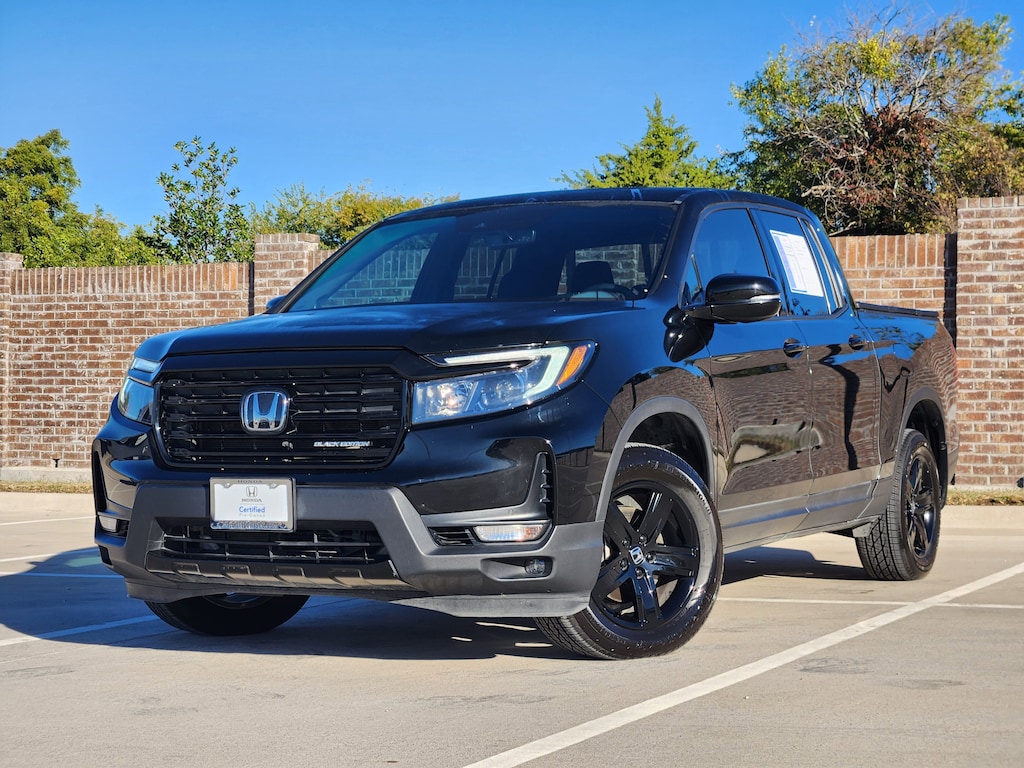 Certified 2023 Honda Ridgeline Black Edition Truck Crew Cab