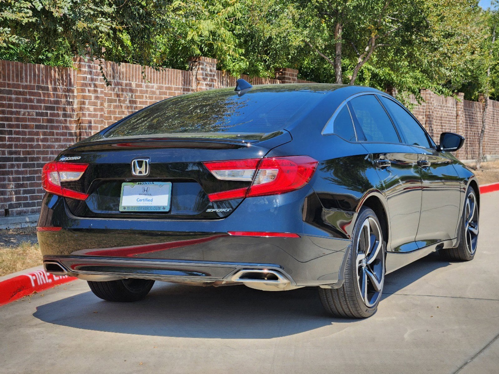 Certified 2022 Honda Accord Sport with VIN 1HGCV1F37NA086612 for sale in Frisco, TX