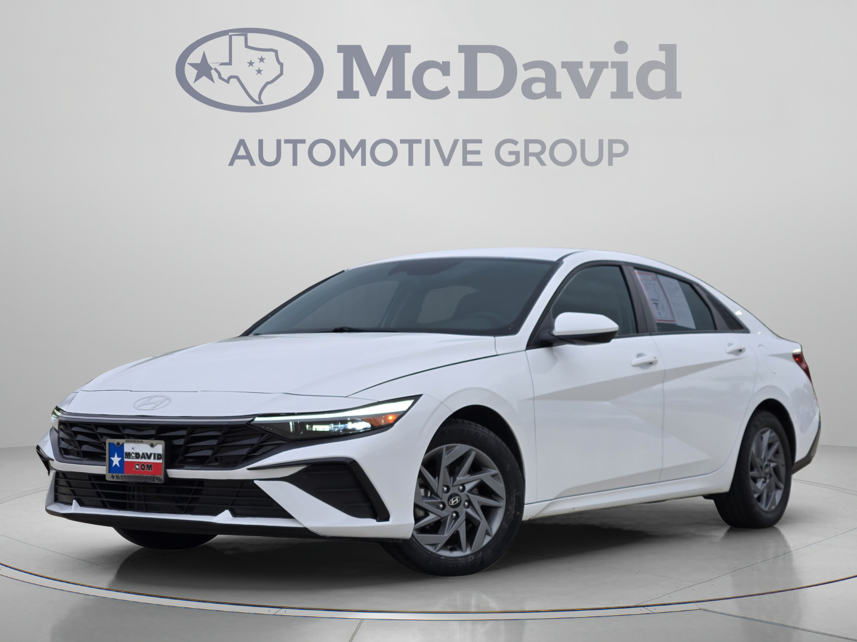 2025 Hyundai Elantra Hybrid Blue Sedan