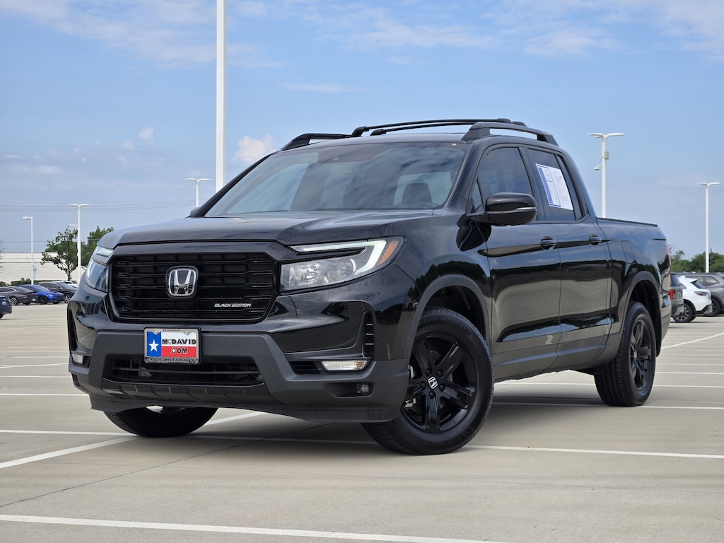 Certified 2023 Honda Ridgeline Black Edition Truck Crew Cab