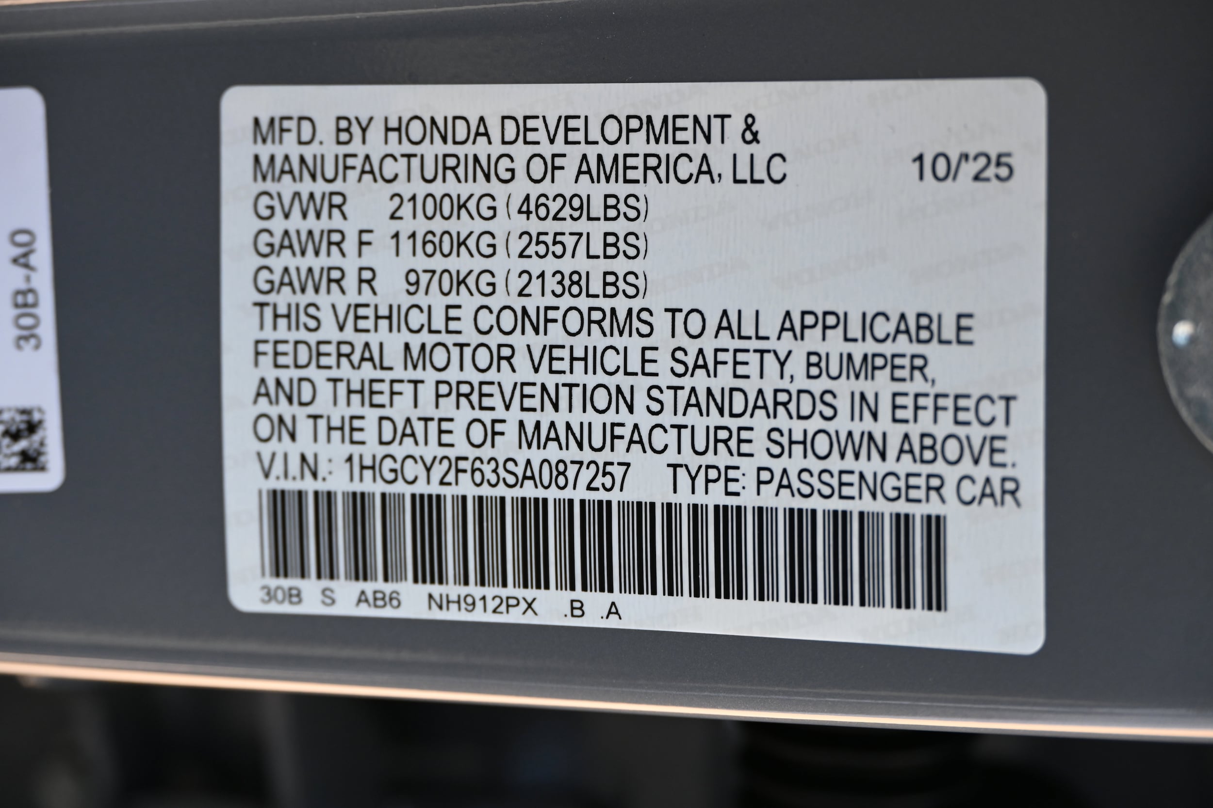 2025 Honda Accord Hybrid EX-L - Photo 23