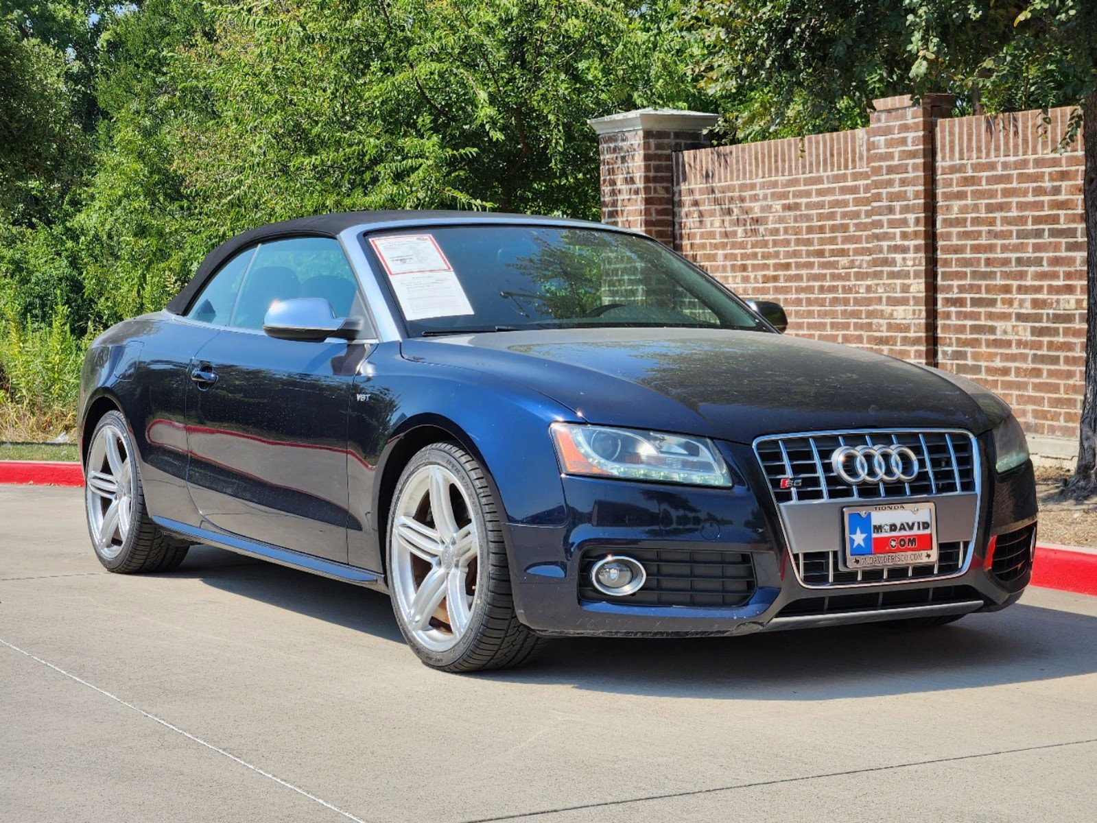 Used 2011 Audi S5 Premium Plus with VIN WAUVGAFH4BN008383 for sale in Frisco, TX