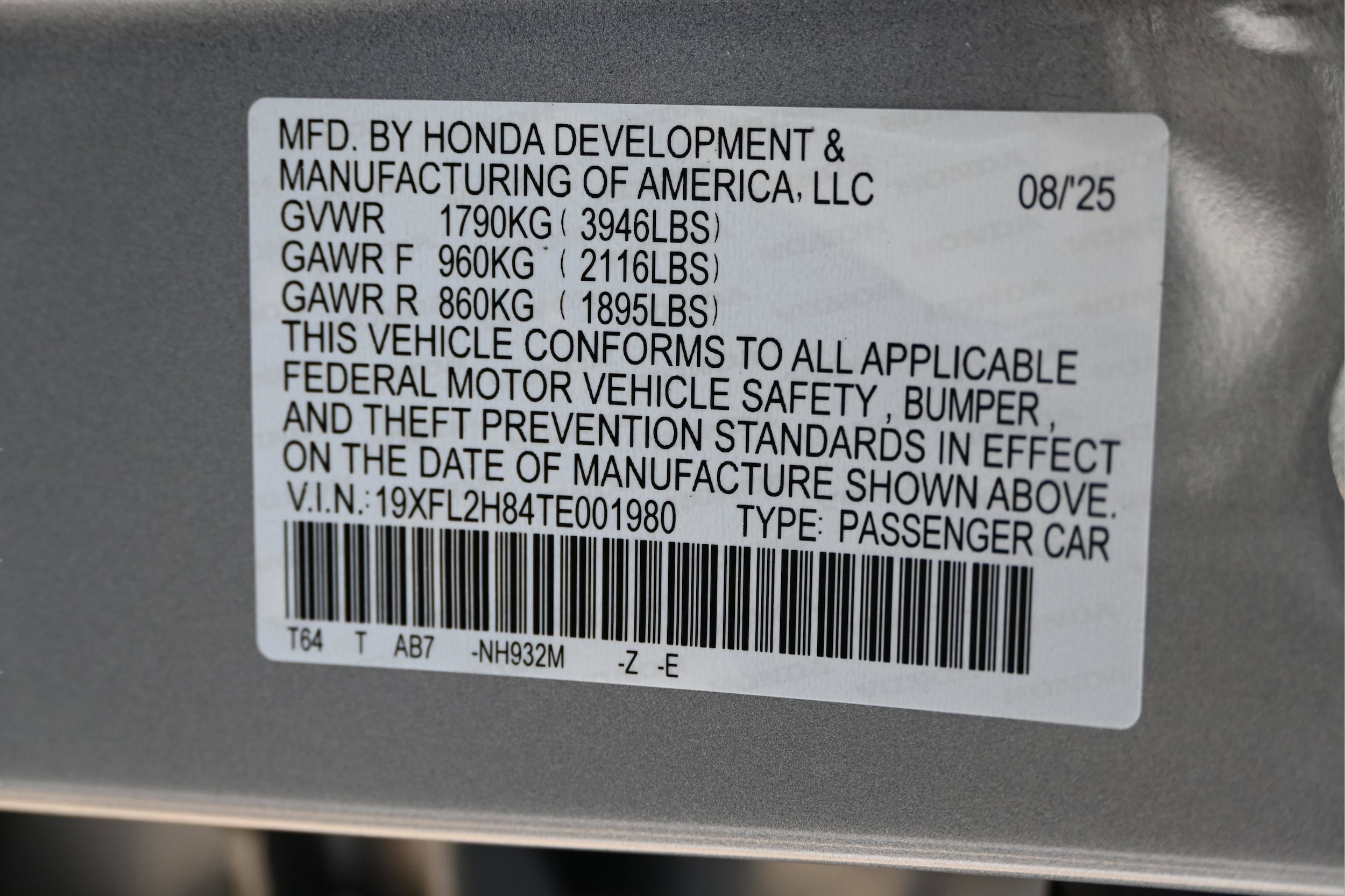 2026 Honda Civic Hatchback Sport - Photo 21