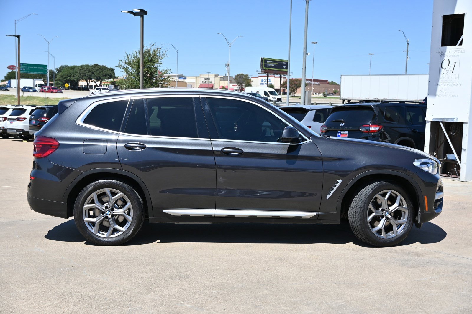 Used 2021 BMW X3 30i with VIN 5UXTY5C09M9E20812 for sale in Irving, TX