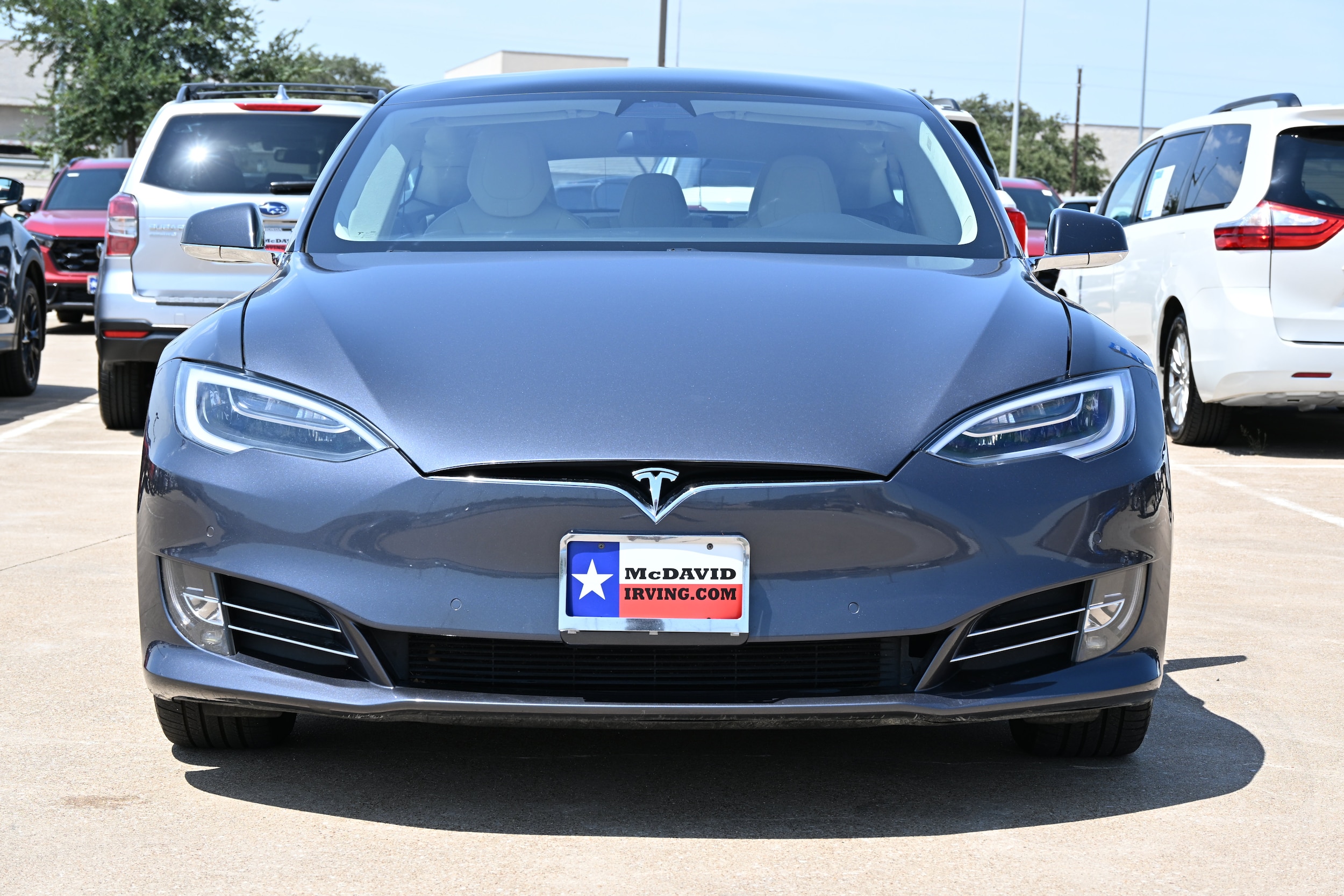 Used 2018 Tesla Model S 75D with VIN 5YJSA1E29JF269283 for sale in Irving, TX