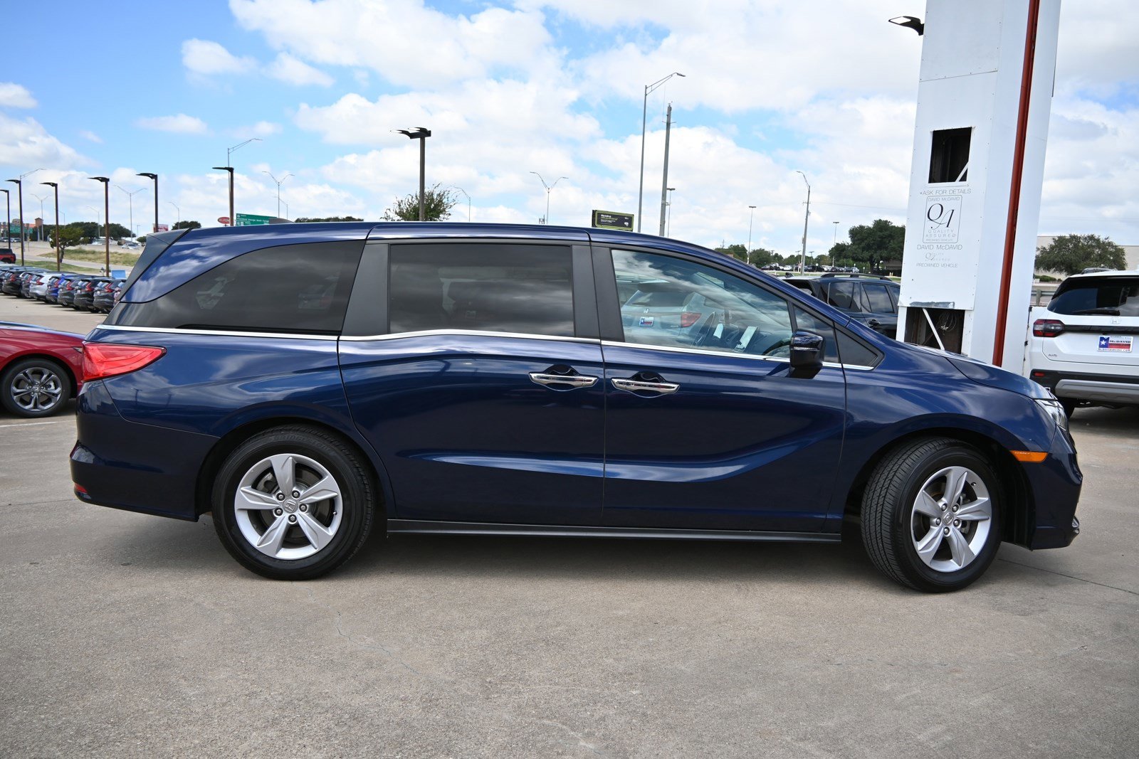 Certified 2019 Honda Odyssey EX-L with VIN 5FNRL6H74KB130497 for sale in Irving, TX