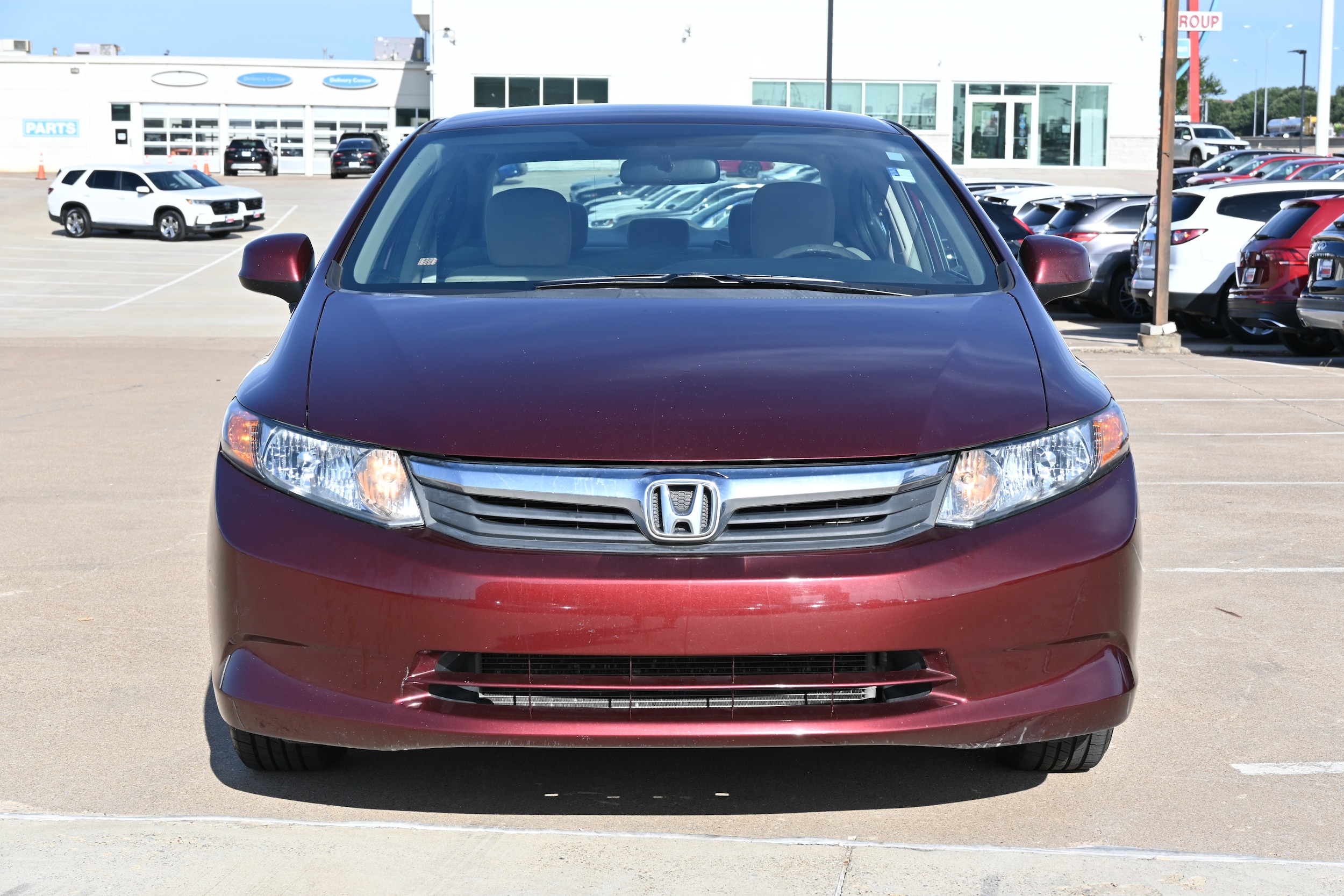 Used 2012 Honda Civic LX with VIN 19XFB2F50CE088465 for sale in Irving, TX