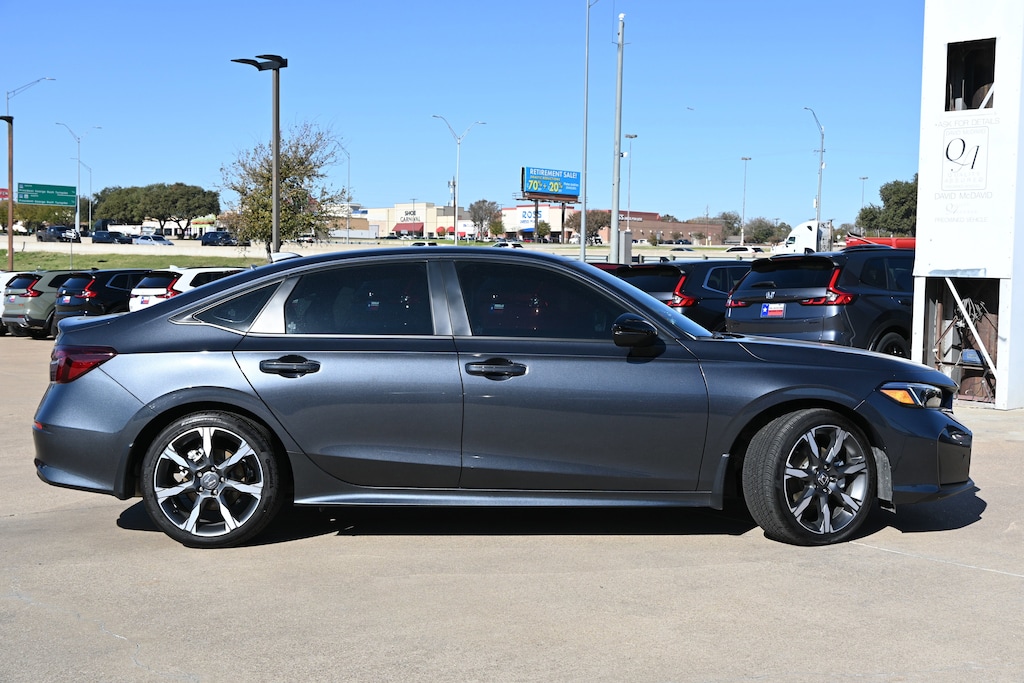 Certified 2025 Honda Civic Hybrid Sport Touring Sedan
