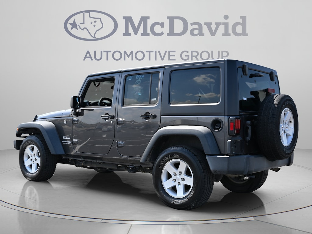 Used 2018 Jeep Wrangler JK Unlimited Sport 4x4 SUV