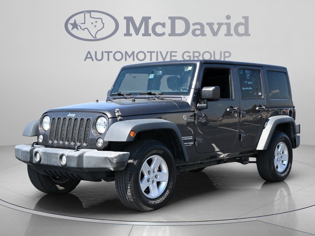 Used 2018 Jeep Wrangler JK Unlimited Sport 4x4 SUV