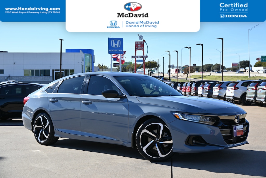 Certified 2022 Honda Accord Sport 2.0T Sedan