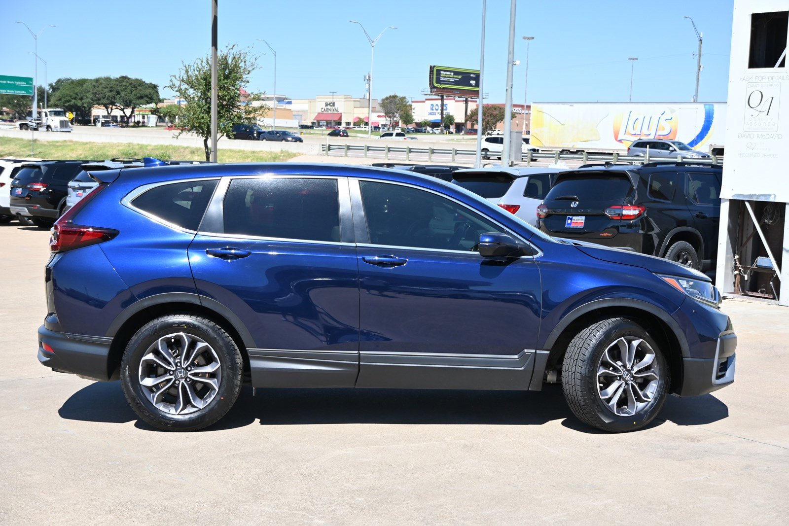 Certified 2022 Honda CR-V EX with VIN 5J6RW1H5XNA009893 for sale in Irving, TX