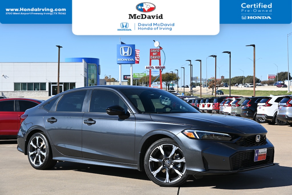 Certified 2025 Honda Civic Hybrid Sport Touring Sedan