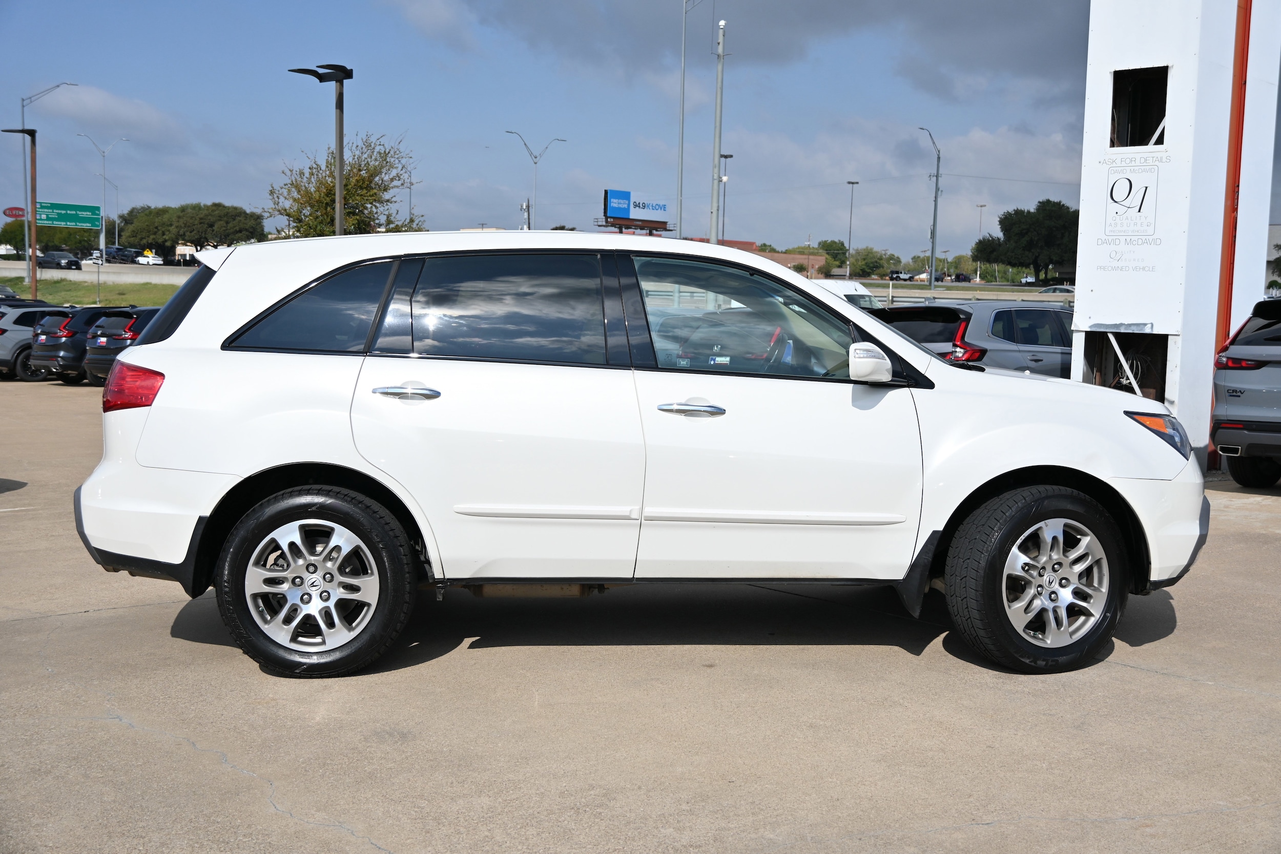 Used 2007 Acura MDX Technology Package with VIN 2HNYD283X7H538805 for sale in Irving, TX