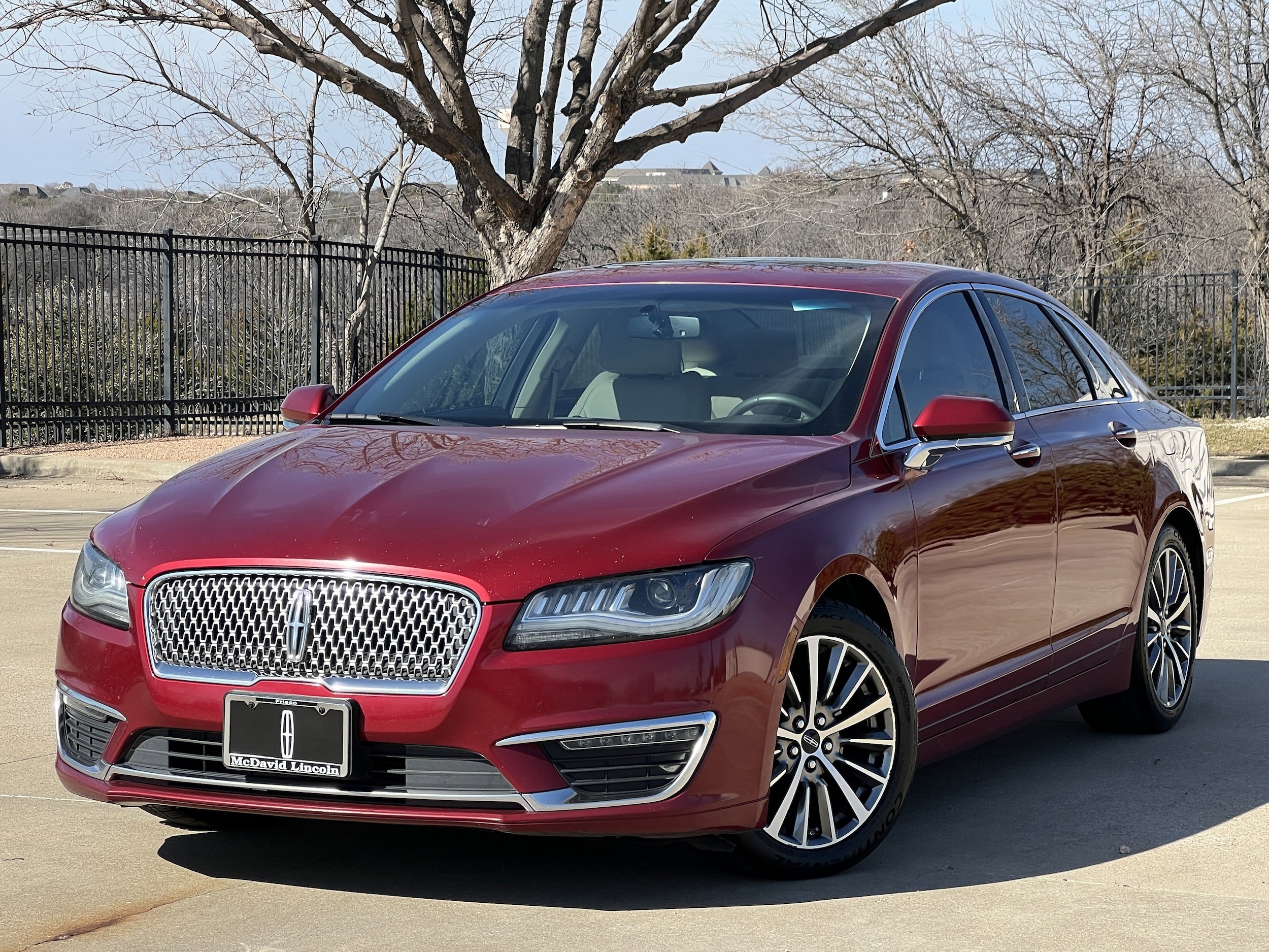 Used 2017 Lincoln MKZ Select with VIN 3LN6L5C98HR619283 for sale in Frisco, TX