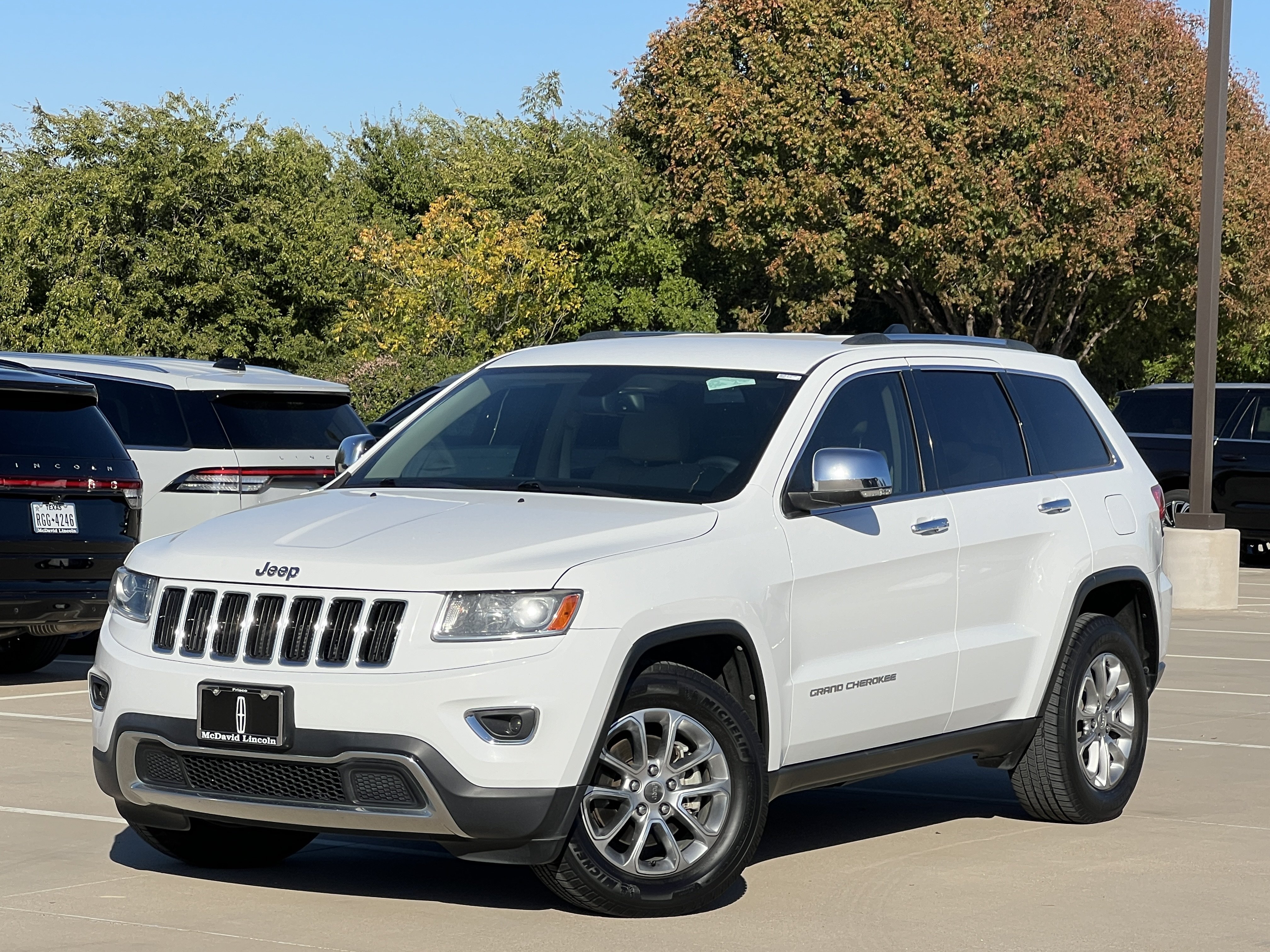 Used 2014 Jeep Grand Cherokee Limited with VIN 1C4RJEBG4EC107490 for sale in Frisco, TX