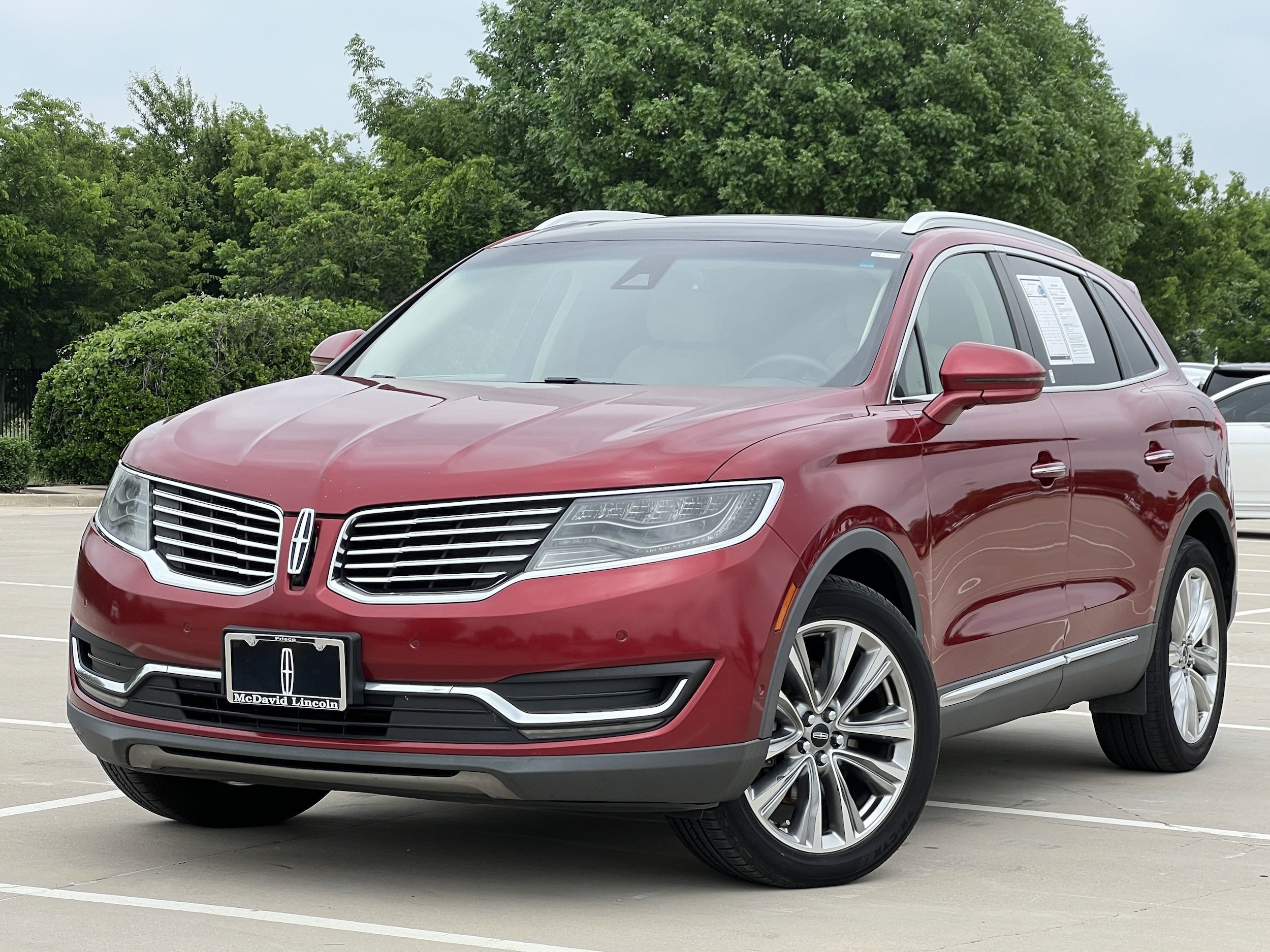 Used 2016 Lincoln MKX Reserve with VIN 2LMTJ8LP9GBL50401 for sale in Frisco, TX
