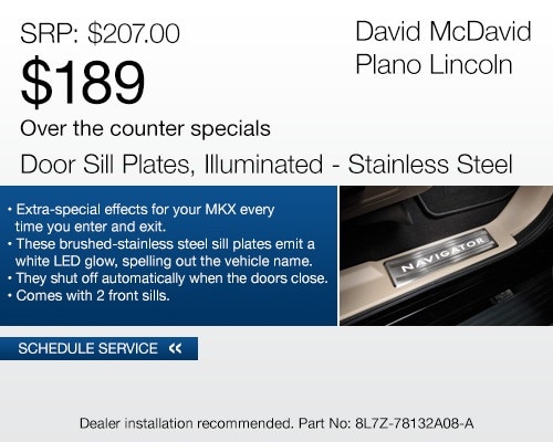 Vehicle Parts Specials David Mcdavid Plano Lincoln